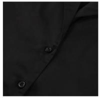 Conjunto de pijama sexy para mujer Bo Cut, tres pantalones informales sueltos de manga larga, top cómodo para el hogar de seda satinada suave, 2 piezas - details 11