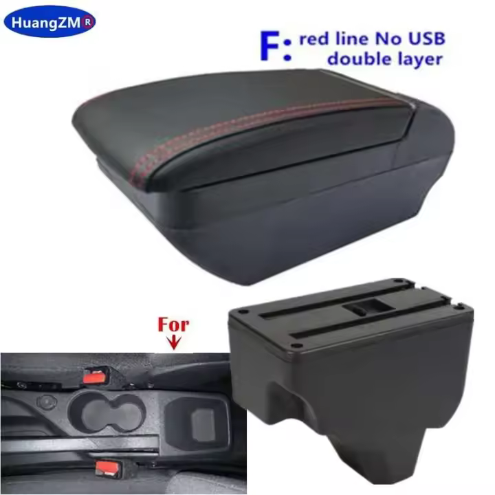 2008 Adecuado para reposabrazos Peugeot 208 2019-2024 CA detalles de reacondicionamiento de iluminación Piezas internas de automóvil - 1