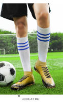 Zapatos de fútbol de césped resistentes al desgaste antideslizantes transpirables de caña alta para hombres y mujeres - details 28