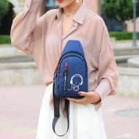 Bolso de pecho Simple Glow para hombre, bolso cruzado de nailon multifuncional de gran capacidad, bolso de hombro impermeable para viaje y ciclismo - details 21