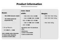 Manillar de Aleación de Aluminio Ultraligero 31.8mm Diseño Doblado en Forma de Flecos - details 1