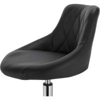 Taburete de Bar de Terciopelo Alto Regulable en Altura Diseño Giratorio para Peluquería - details 24