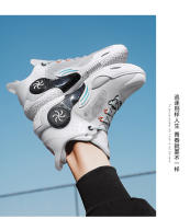 Pareja zapatos de baloncesto medio ayuda zapatillas de deporte real zapatos de entrenamiento - details 7