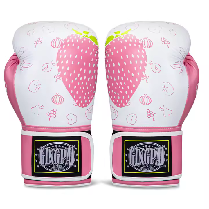 Guantes profesionales de boxeo tailandés para mujeres, lucha libre, Sanda, MMA, Muay, Karate, niños, adolescentes, entrenamiento, Fiess - 1