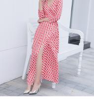 Vestido de noche Vintage para mujer, traje largo ajustado, estampado Y2K, informal, para fiesta y playa, Verano - details 88