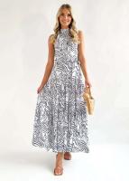 Katrina Maxi Dress - White Swi