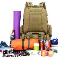 Mochila táctica 4 en 1 para hombre, bolsa de 55L para deportes al aire libre, Camping, senderismo, viajes, escalada - details 12