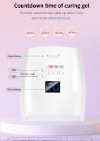 Lámpara UV LED Recargable Secador de Gel de Uñas Profesional 66W Herramienta de Manicura para Hogar y Salón - details 9