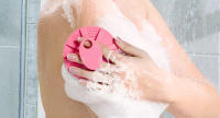 body exfoliating soft bristles shower brush sud scurb
