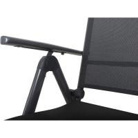 Silla plegable de aluminio Korfu, 67 x 59 x 113 cm, Carbón - details 45