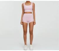 Shorts Deportivos de Cintura Alta para Yoga y Estiramiento Secado Rápido, Transpirable, Material de Nylon - details 8
