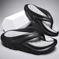 Nuevas chanclas de plataforma gruesa para hombre, zapatos de verano con estilo para masaje, zapatillas para hombre, zapatillas deportivas suaves antideslizantes a la moda para exteriores para jóvenes - details 1