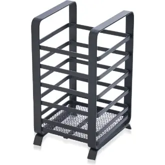 Comfortime Organizador de Cocina de Metal Negro Elegante y Versátil Gran Capacidad, Fácil de Limpiar, Duradero Ideal para Cocinas Modernas - 1