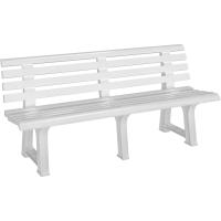 Banco de Jardín 3 Plazas 145x49x74cm Capacidad 240Kg Asiento Exterior Patio Terraza Verde - details 18