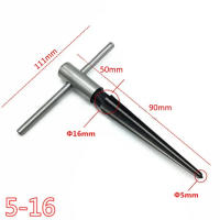 Broca de mano con taper de 5-16 Reamer Chamfer 1/8-1/2 (3-13mm) Herramienta de eje hexagonal para contrafuertes abiertos - details 4