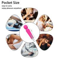 Hombre G-punto masturbador Av masaje de mano de silicona Mini varilla masajero erótico vibrador juguete sexual para mujeres Producto adulto - details 8