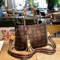 Bolsos de cuero para mujeres 2024 moda 100 bolsos de hombro único bolsos estampados para mujeres - details 3