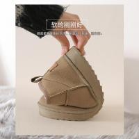 Botas de nieve cálidas para mujer, zapatos planos cómodos para exteriores, botas cortas cálidas para invierno - details 1