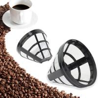 Filtro de Café Reutilizable Pack No.4 para Máquina de Café de Drip Apto para la Mayoría de las Máquinas de 8-12 Tazas Hecho de Plástico y Malla de Nylon - details 3