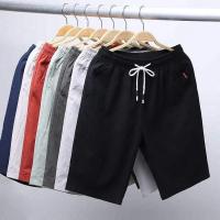 Pantalones cortos informales de talla grande de verano para hombre, pantalones de playa para correr, pantalones cortos deportivos rectos, pantalones de chándal finos para hombre, pantalones cortos sueltos de ocio - details 2