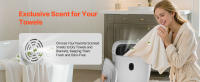 Calentador de Toallas SucceBuy de 25L con Pantalla LED, Temporizador y Ajustes de Temperatura Ajustables, Manta Térmica Grande y Calentador de Toallas para Baño, SPA, Hogar, Encimera, Suelo, Gris - details 2