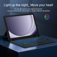 Funda con Teclado inalámbrico para tableta Samsung Galaxy Tab A9 Plus, 11 ", X210, Trackpad retroiluminado, cubierta dividida - details 6