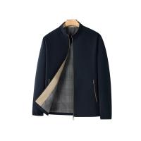 Chaquetas para hombre con cuello levantado, abrigos rompevientos, ropa Formal, Moda para primavera y otoño - details 6