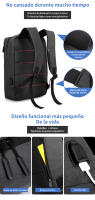 Mochilas de Negocios de moda para hombres, bolsos de computadora casuales, 14 - 15,6 pulgadas - details 4