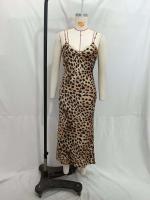 Vestido Midi de Moda Verano 2024 Estilo Interior con Estampado de Leopardo - details 2