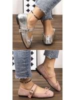 Zapatos Mary Jane de mujer con suela plana y puntera cuadrada de gran tamaño, estilo francés, para la noche, 2025. - details 4