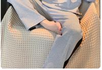 Pijamas con estampado a rayas para hombre, ropa de dormir de algodón peinado con cuello redondo, talla grande, a la moda, Y2k, otoño e invierno, 2024 - details 36