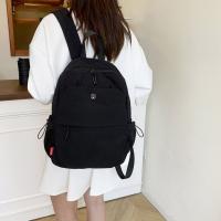 Mochila deportiva de nailon pequeña y sencilla, bolso de hombro de Color sólido de estilo coreano, bolso de mano, mochila Retro para niñas - details 13
