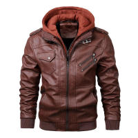 Chaqueta De Cuero Para Hombre KB Nueva Estilo Biker Moto Casual Otoño EU Tamaño SA722 Cierre De Cremallera Largo Regular - details 10