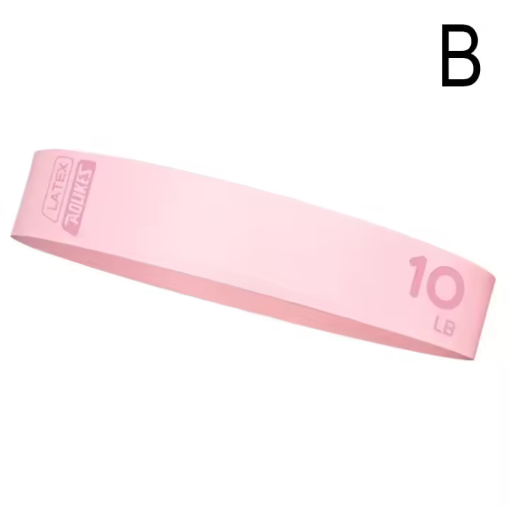 Bandas elásticas de látex para Yoga, expansor circular de cadera portátil para Pilates, ejercicio de resistencia, cinturón de Fitness, tensión, gimnasio familiar, U2F2 - 1