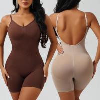 Fajas sin espalda sin costuras, moldeador corporal suave y simple con control abdominal, ropa interior y fajas - details 6