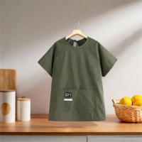 Delantal de manga corta impermeable y duradero, delantal de cocina a prueba de aceite de Color sólido, delantal de cocina suave y cómodo para comedor - details 1