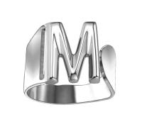 Anillos de letras iniciales acero inoxidable ajustable, Anillos abiertos de letras para mujer, joyería de moda - details 4