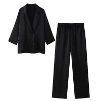Conjunto de Traje Doble Abotonado para Mujer Primavera-Invierno 2025 Estilo Europeo-Americano - details 9