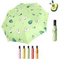 Paraguas de viaje plegable de verano, paraguas a prueba de viento, paraguas para sol y lluvia, paraguas impermeable y anti UV para mujeres y hombres, automático - details 5