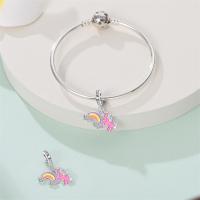 Encanto de Flamenco y Unicornio de Plata Esterlina 925 Joyería de Pulsera Original DIY para Mujeres - details 32