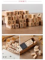 Sellos de Madera Alfanumericos Paquete de 40 con Tinta Ideal para Tarjetas de Artesanía DIY, Scrapbooking - details 4