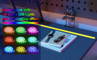 Rcynview Mesa de Juegos LED Altura de 77.5cm, Ancho de 100cm, Profundidad de 50cm - details 5