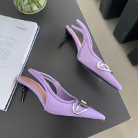 Sandalias con punta de aguja para mujer, zapatos con punta en punta, estilo de niño, Sentido del diseño - details 29