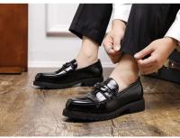 Zapatos Oxford de cuero de diseñador formal superior para hombre, estilo fácil de usar, talla grande, nueva alta calidad - details 9