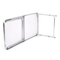 Mesa plegable, juego de 5 uds., mesa de Camping de aluminio de 120cm plegable con 4 taburetes, muebles de exterior, mesa de Picnic y silla portátil - details 12