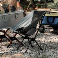 Picnics de playa ultraligeros al aire libre, sillas plegables VIE en forma de luna, herramientas ligeras para acampar - details 2