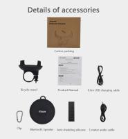 Altavoz Bluetooth para Bicicleta IPX7 - Altavoz Portátil Impermeable con Soporte, Micrófono Integrado, Estéreo, Tarjeta TF/AUX, 5W de Potencia - Ideal para Senderismo, Ducha y Piscina - details 16