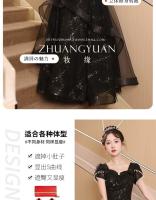 Vestido de Banquete Nocturno de Lujo Ligero Estilo Francés de Alta Gama Moda Femenina 2025 - details 4