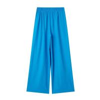 Conjunto de 2 Piezas para Mujer OUWU Pantalones de Pierna Ancha con Bolsillo y Pliegues - details 10