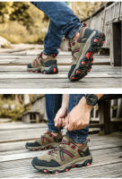 Zapatos de senderismo al aire libre para hombre, zapatillas deportivas de escalada para hombre, botas de montaña impermeables para caza táctica - details 26